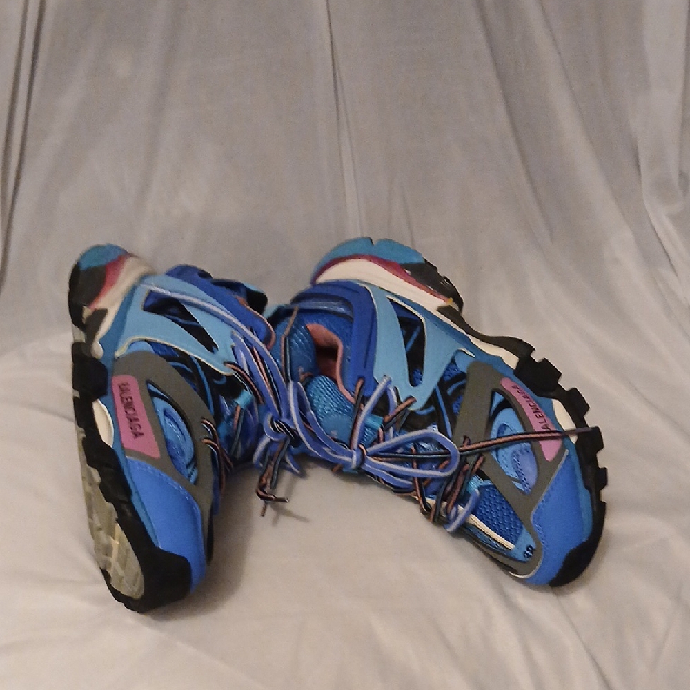 Balenciaga Blue and Pink Men's Shoes - Picture 5 of 10